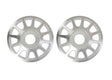 TRA10274-SLVR 10274-SLVR Pro Scale Aluminum Wheel Centers (2), Silver
