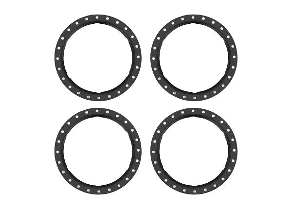 TRA10276-BLK 10276-BLK Pro Scale Aluminum Beadlock Rings, Black