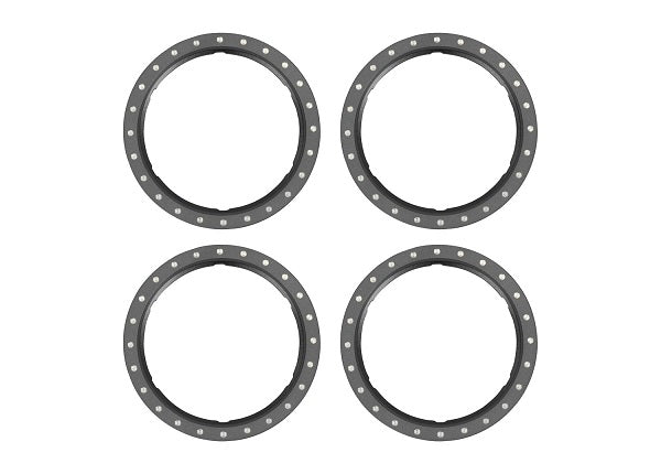 TRA10276-GRAY 10276-GRAY Pro Scale Aluminum Beadlock Rings, Gray