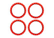 TRA10276-RED 10276-RED Pro Scale Aluminum Beadlock Rings, Red