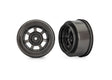 TRA10471X 10471X Dirt Oval Front Wheels, Gray (2)