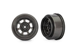 TRA10471X 10471X Dirt Oval Front Wheels, Gray (2)