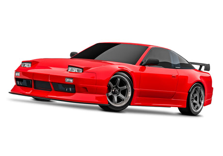 TRA105247-4-RED 105247-4-RED 4-Tec Drift Nissan 240SX 1/10 On-Road Car RTR, Red