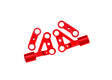 TRA10533-RED 10533-RED Aluminum Front Upper Suspension Arms, Red