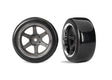 TRA10575 10575 Drift 1.9" Tires & Wheels w/ Chrome Rim (2)