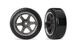 TRA10577 10577 Drift 1.9" Tires & Wheels w/ Chrome Rim (2)