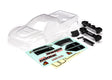 TRA10711 10711 Mini Maxx Body w/ Decals, Clear