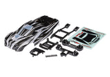 TRA10715X 10715X Mini XRT Body, Clear w/ ProGraphix