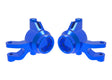 TRA10734-BLUE 10734-BLUE Mini Maxx Aluminum Steering Blocks, L&R, Blue