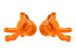TRA10734-ORNG 10734-ORNG Mini Maxx Aluminum Steering Blocks, L&R, Orange