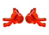 TRA10734-RED 10734-RED Mini Maxx Aluminum Steering Blocks, L&R, Red