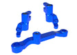 TRA10743-BLUE 10743-BLUE Mini Maxx Aluminum Bellcrank Steering Assembly, Blue