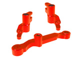 TRA10743-RED 10743-RED Mini Maxx Aluminum Bellcrank Steering Assembly, Red