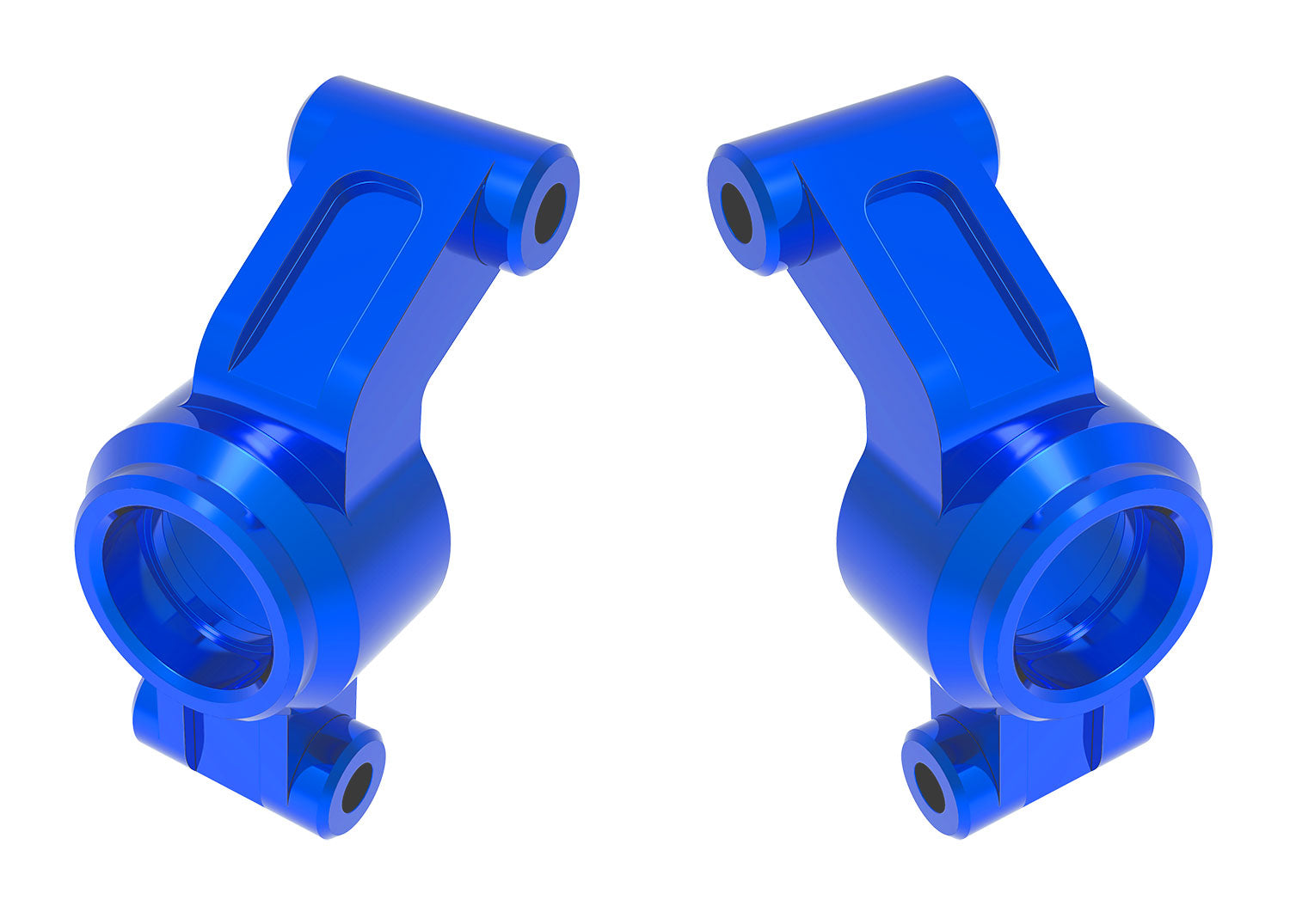 TRA10751-BLUE 10751-BLUE Mini Maxx Stub Axle Carriers, L&R, Blue