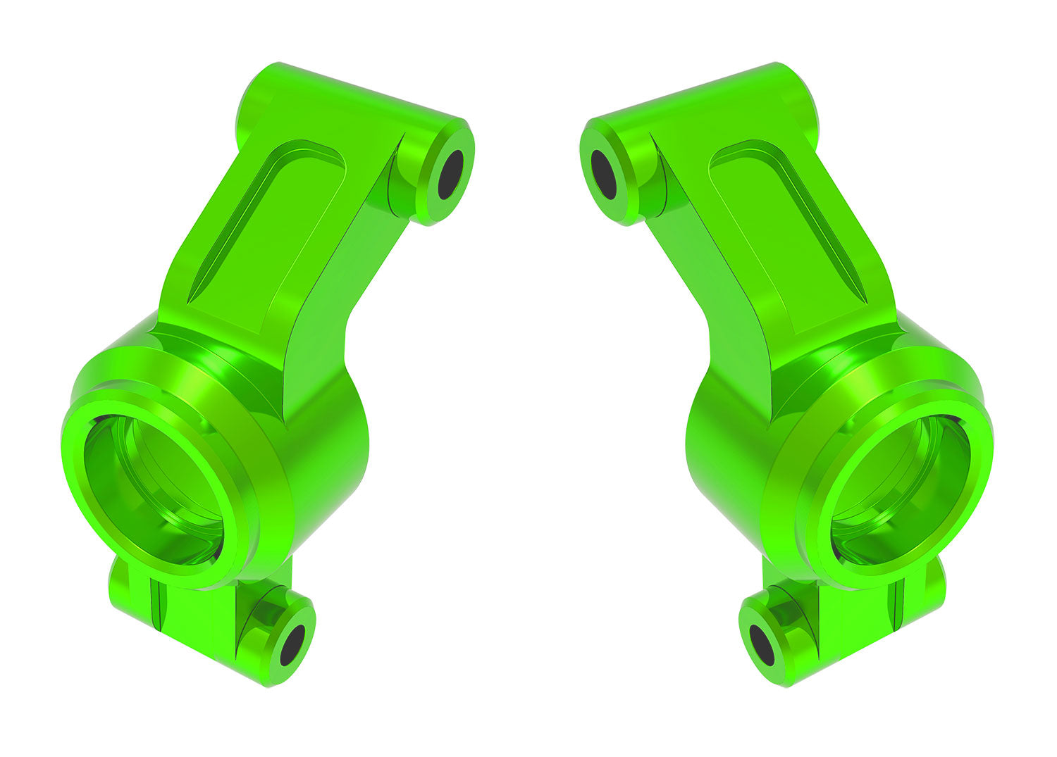 TRA10751-GRN 10751-GRN Mini Maxx Stub Axle Carriers, L&R, Green