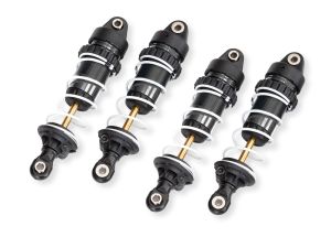TRA10765-GRAY 10765-GRAY Mini Maxx Aluminum GTR Long Shocks, Gray (4)