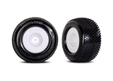 TRA10773-WHT 10773-WHT Response Mini XRT Pre-Glued Tires, White (2)
