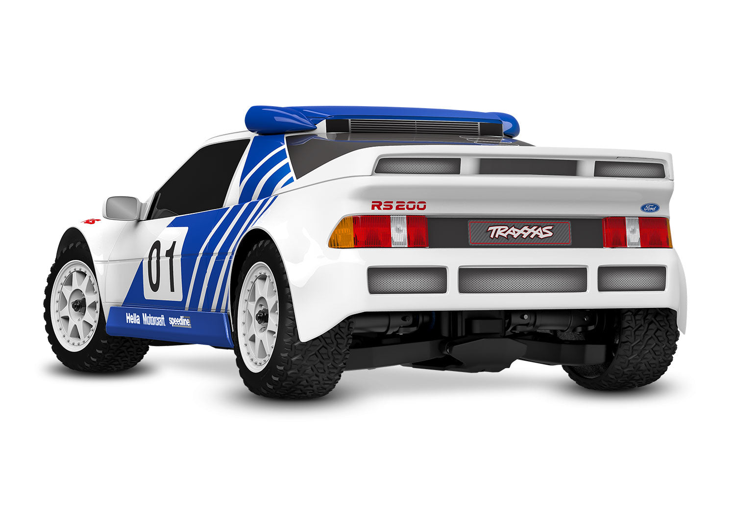 Mini Rally VXL Ford RS200 1/16 4WD Rally Car RTR, White