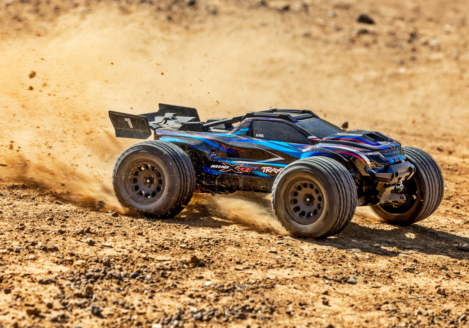 Mini XRT 4X4 VXL-3S Monster Truck RTR Combo, Blue