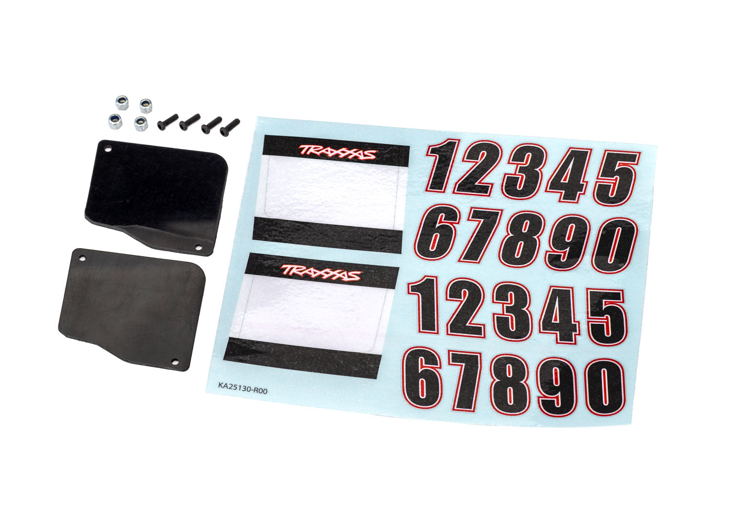 TRA10813 10813 Number Plates w/ Decals, L&R