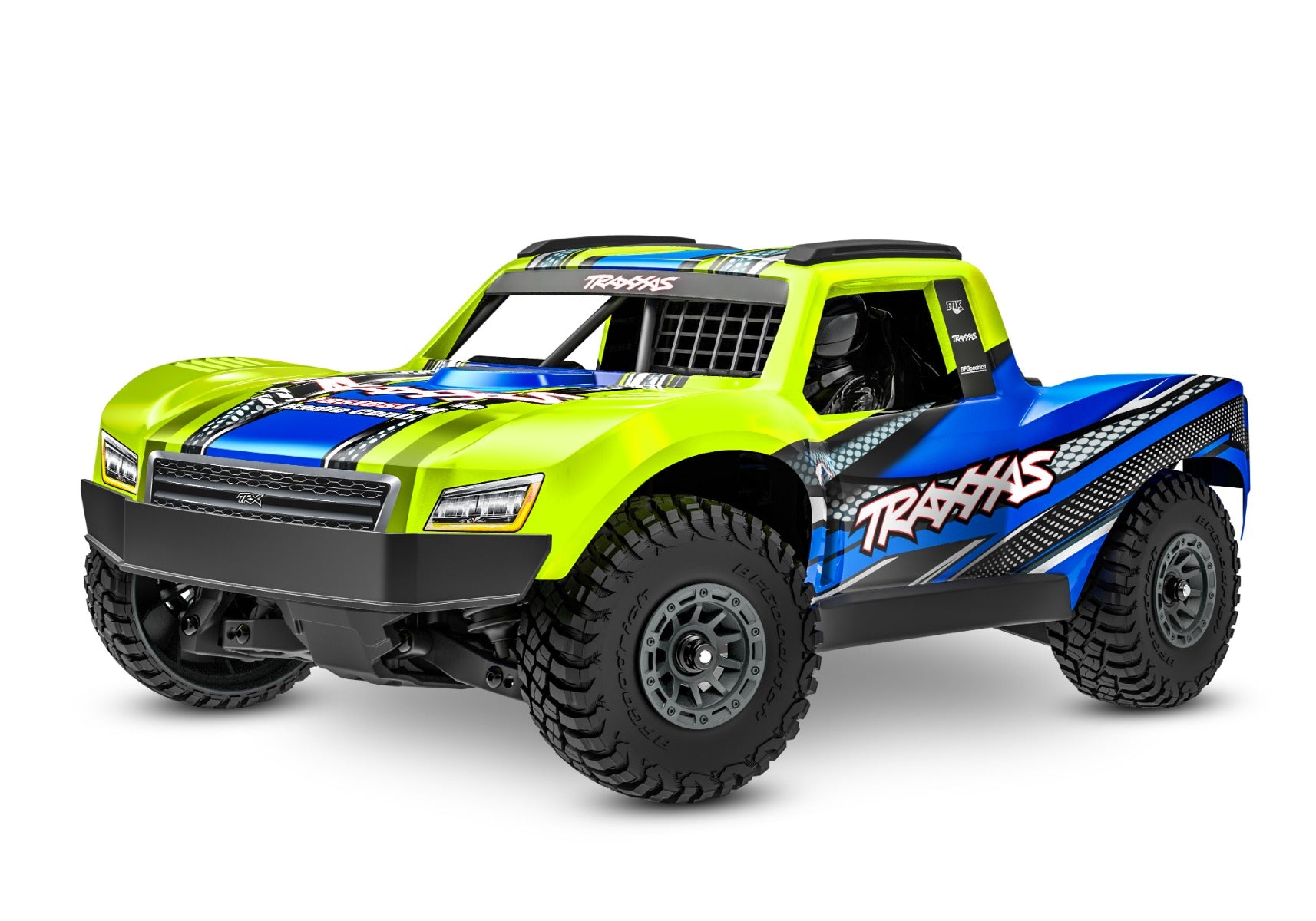 TRA108164-1-YLW 108164-1-YLW Mini Slash 4X4 Short Course Truck RTR Combo, Yellow
