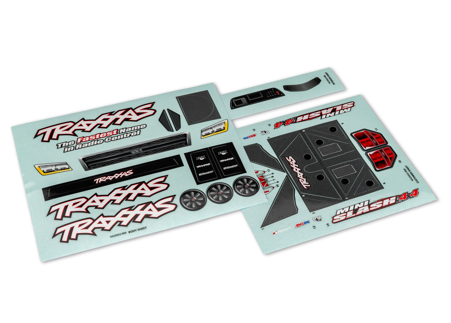 TRA10817 10817 Mini Slash 4X4 Decal Sheets