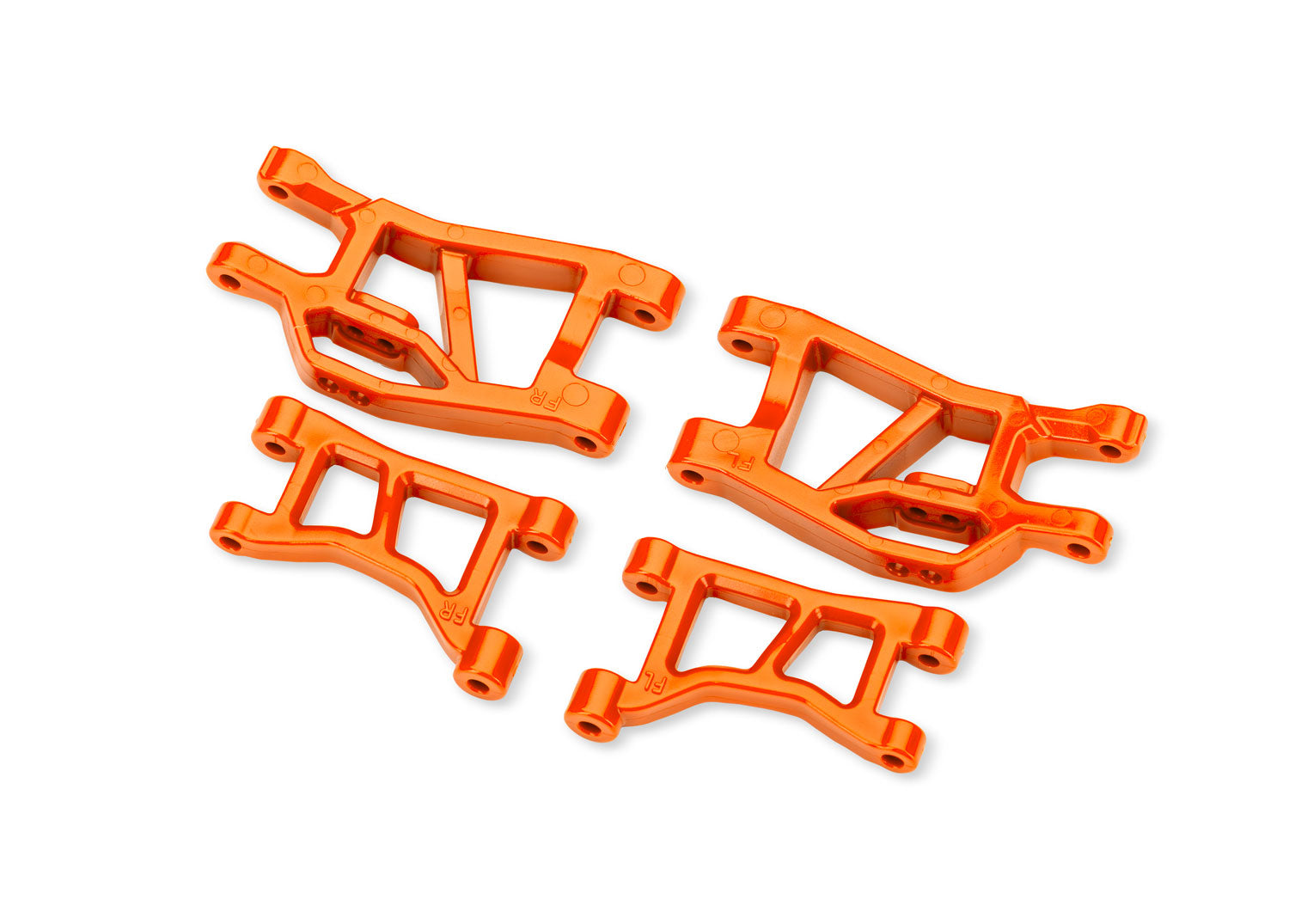 TRA10831-ORNG 10831-ORNG Front Upper & Lower Suspension rms, L&R, Orange
