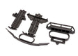 TRA10835 10835 Front & Rear Skid Plates w/ Rear Bumper