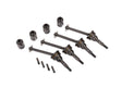 TRA10850X 10850X Steel CV Driveshaft Assemblies & Drive Cups (4)