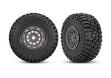 TRA10870-GRAY 10870-GRAY BFGoodrich Mud-Terrain Pre-Glued Tires, 1.4in, Gray (2)