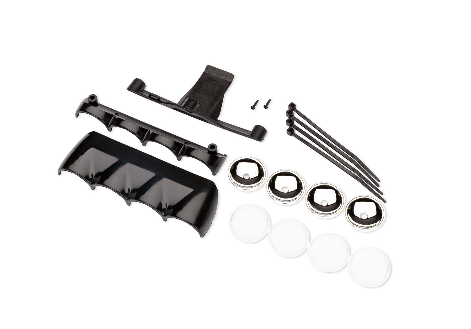 TRA10884-BLK 10884-BLK Mini Rally VXL Ford RS200 LED Light Pod Housing, Black