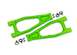 TRA10929-GRN 10929-GRN Heavy Duty Upper Suspension Arms, L&R (2), Green