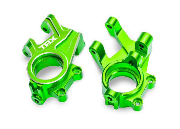 TRA10936-GRN 10936-GRN Aluminum Steering Blocks, L&R (2), Green