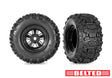 TRA10945 10945 Funco Replica Sledgehammer Pre-Glued Tires, Black (2)