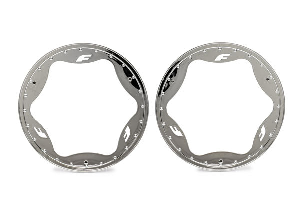 TRA10948-CHRM 10948-CHRM Rear Beadlock Rings, Chrome