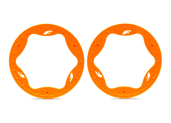 TRA10948-ORNG 10948-ORNG Rear Beadlock Rings, Orange