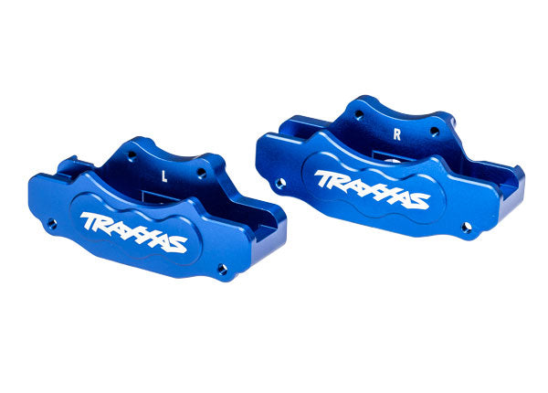 TRA10951-BLUE 10951-BLUE Aluminum Front Brake Calipers, L&R (2)