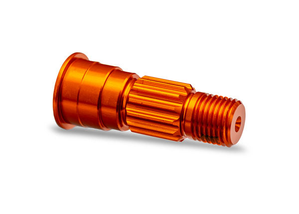 TRA10953-ORNG 10953-ORNG Aluminum Front Stub Axle, Orange