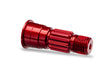 TRA10953-RED 10953-RED Aluminum Front Stub Axle, Red