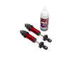 TRA10961-RED 10961-RED GT-Maxx Aluminum Front Shocks (2), Red