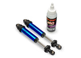 TRA10962-BLUE 10962-BLUE GT-Maxx Aluminum Rear Shocks (2), Blue