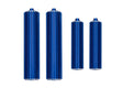 TRA10966-BLUE 10966-BLUE Aluminum Shock Reservoirs, (2) Front & (2) Rear, Blue