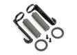 TRA10966-GRAY 10966-GRAY Aluminum Shock Reservoirs, (2) Front & (2) Rear, Gray