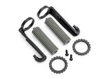 TRA10966-GRAY 10966-GRAY Aluminum Shock Reservoirs, (2) Front & (2) Rear, Gray