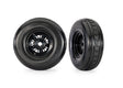 TRA10972 10972 Pro Scale Sand Car Pre-Glued Front Tires (2), Black