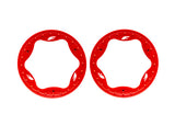 TRA10976-RED 10976-RED Front Beadlock Rings, Red