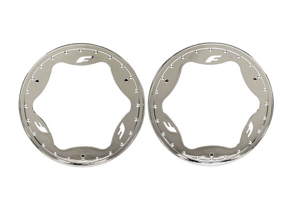 TRA10977-CHRM 10977-CHRM Rear Beadlock Rings, Chrome