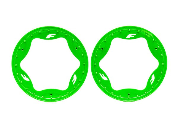 TRA10977-GRN 10977-GRN Rear Beadlock Rings, Green