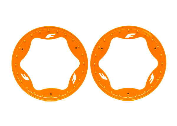 TRA10977-ORNG 10977-ORNG Rear Beadlock Rings, Orange