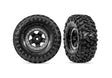 TRA11070-STBLK 11070-STBLK TRX-4 1.9" Pre-Glued Canyon Trail Tires, Black (2)